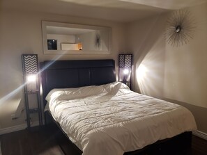 1 chambre, fer et planche Ă repasser, Wi-Fi, draps fournis