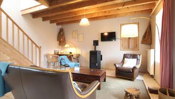 TV, fireplace, table tennis