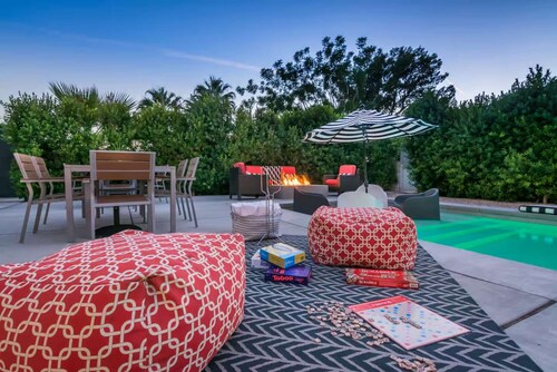 Palms at Park • Heated Pool, Spa, Views • Featured in Dwell