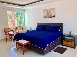 4 bedrooms, in-room safe, iron/ironing board, free WiFi