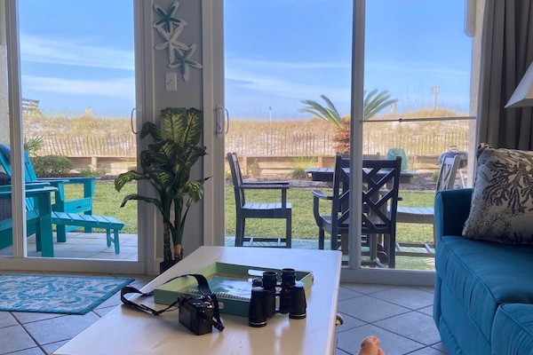 Early morning view from one of the new recliners