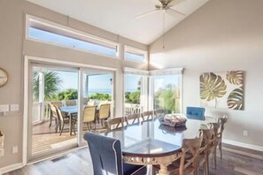 Dining - 21 Heron - Oceanfront Home, Private Boardwalk, Large Pool (Hilton Head Island)