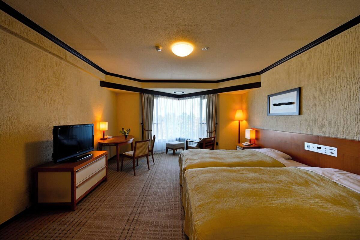 Phòng, không hút thuốc (Hotel Laforet Shuzenji, Guest House) | Bộ đồ giường cao cấp, két bảo mật tại phòng, bàn, phòng cách âm