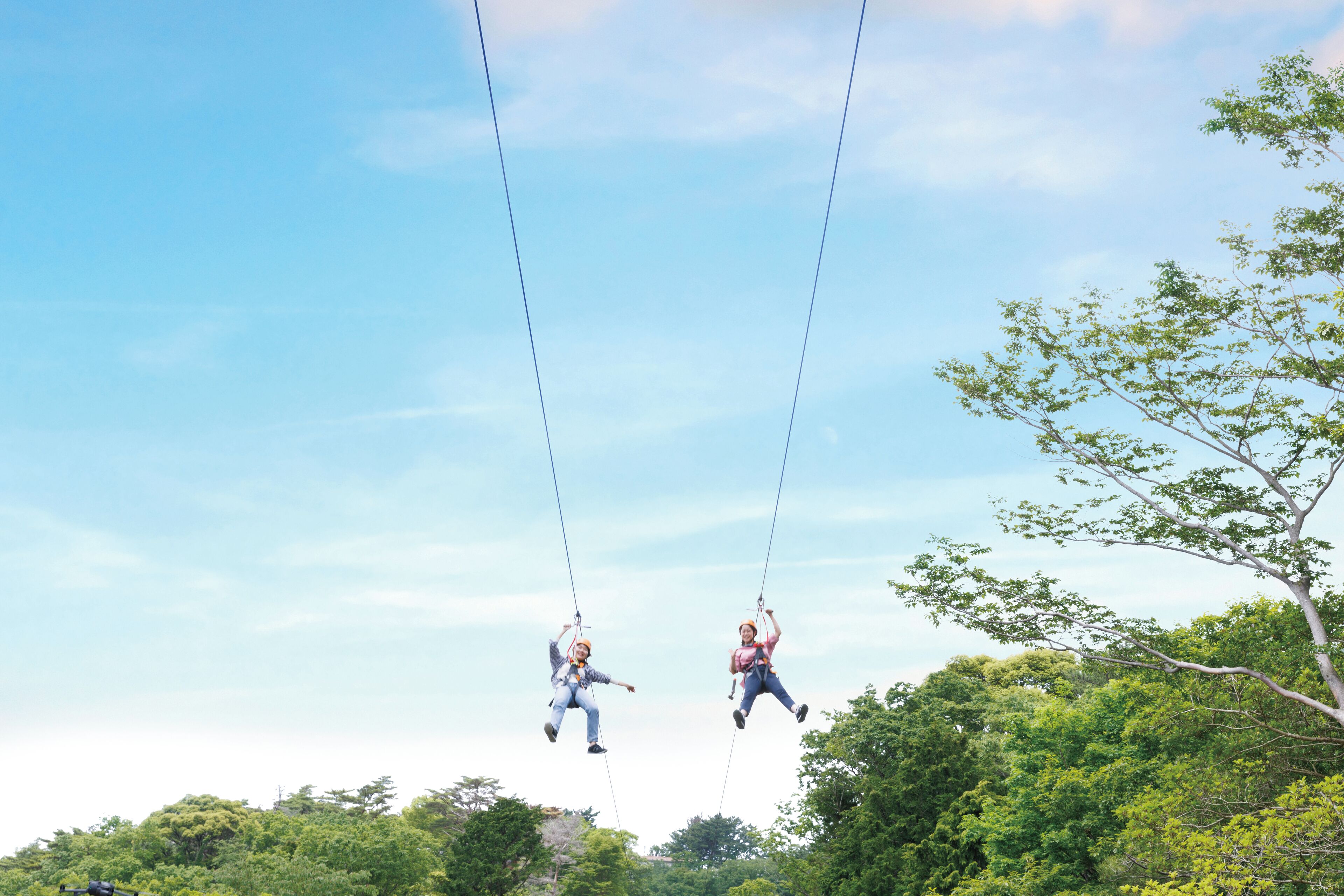Ziplining