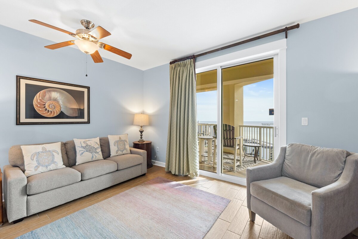 Grand Panama 2-1106 - Beachfront - Pet Friendly, Gulf Front Pool, Private Beach