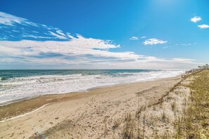 Aan het strand