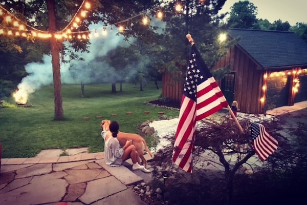 4th of July at Lizzies Cabin