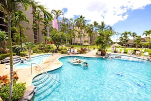 Indoor pool, a heated pool