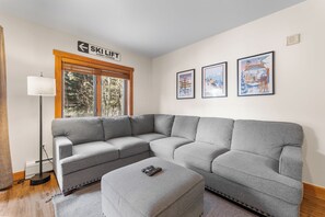 TV, fireplace, DVD player