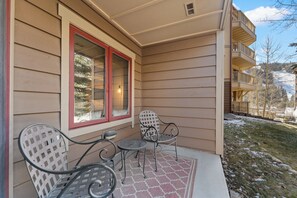 Terrace/patio - Freshly Updated in 2025 — Your Walk-to-Slopes Mountain Getaway! (Keystone)