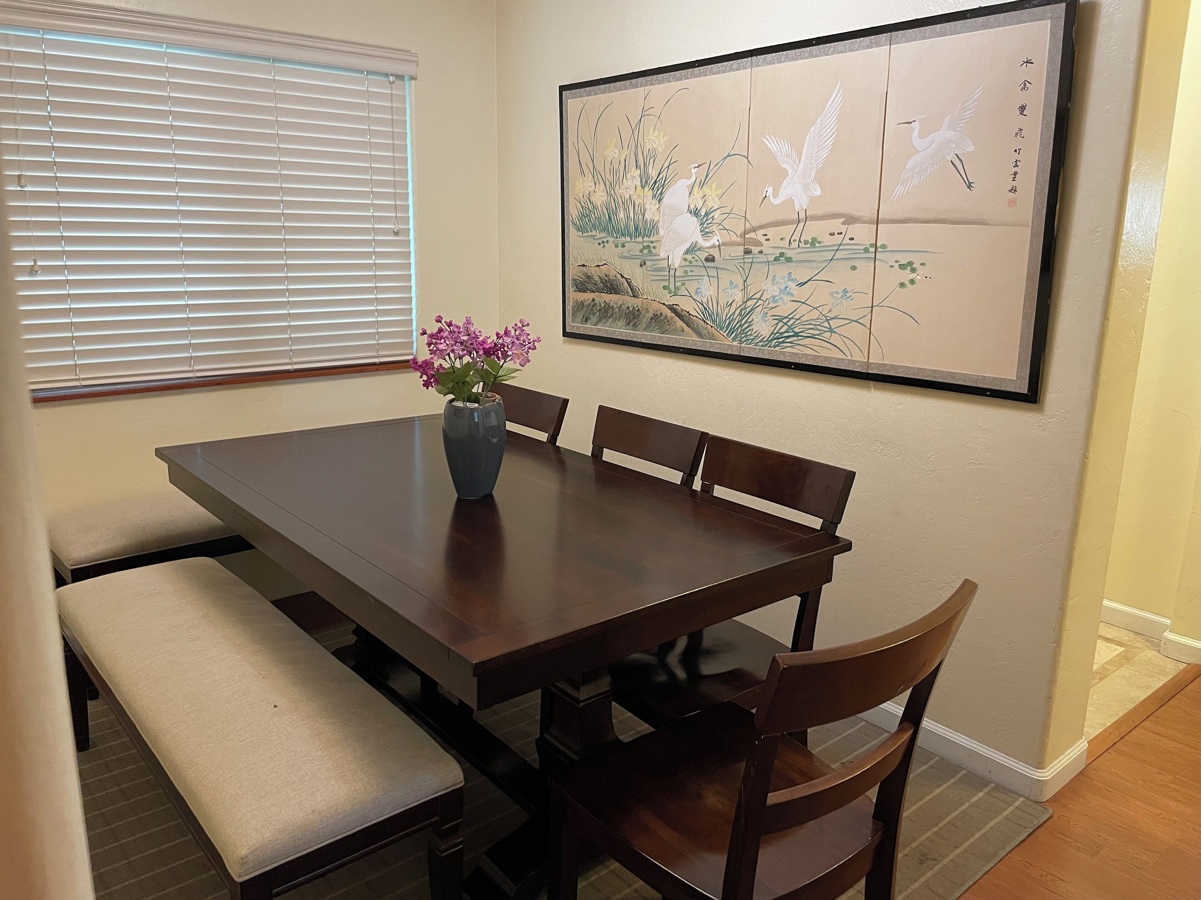Optional Dinning Spaces: Dining Room, Old Goat Barn, Meadow Room, Deck?