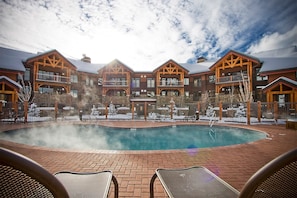 A heated pool - BL6308 | Top floor Condo with Vaulted Ceilings | Pools | Views | Air Chilling (Steamboat Springs)