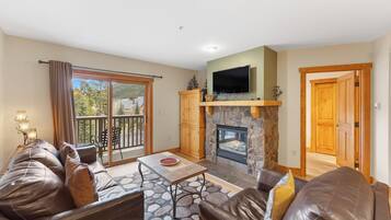 TV, fireplace, DVD player