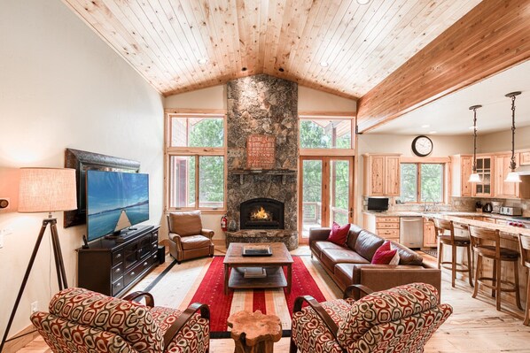 TV, fireplace, table tennis, stereo