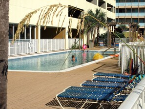 Indoor pool, a heated pool