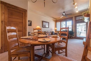 Condo, 1 King Bed with Sofa bed (2110 Timberline Lodge, Trappeur's Cro) | Private kitchen | Fridge, microwave, oven, stovetop - Tl2110 Perfect Mtn Getway - Private Patio With Great Access to Multiple Pools Winter Specials! (Steamboat Springs)