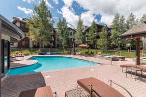 A heated pool - TR1104 | Updated Corner Unit | Winter Shuttle | 10 Hot Tubs | Close to Skiing (Steamboat Springs)