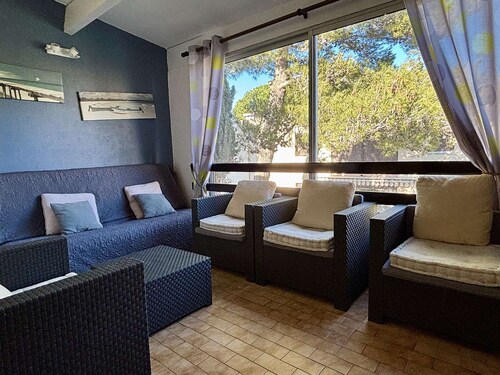 Appartement 3 pièces, 4 couchages, climatisé, piscine, parking, proche plage - Argelès-sur-Mer