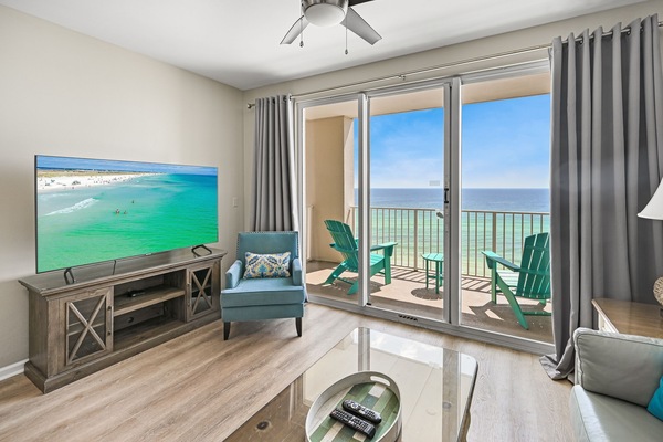 Living room with breathtaking views