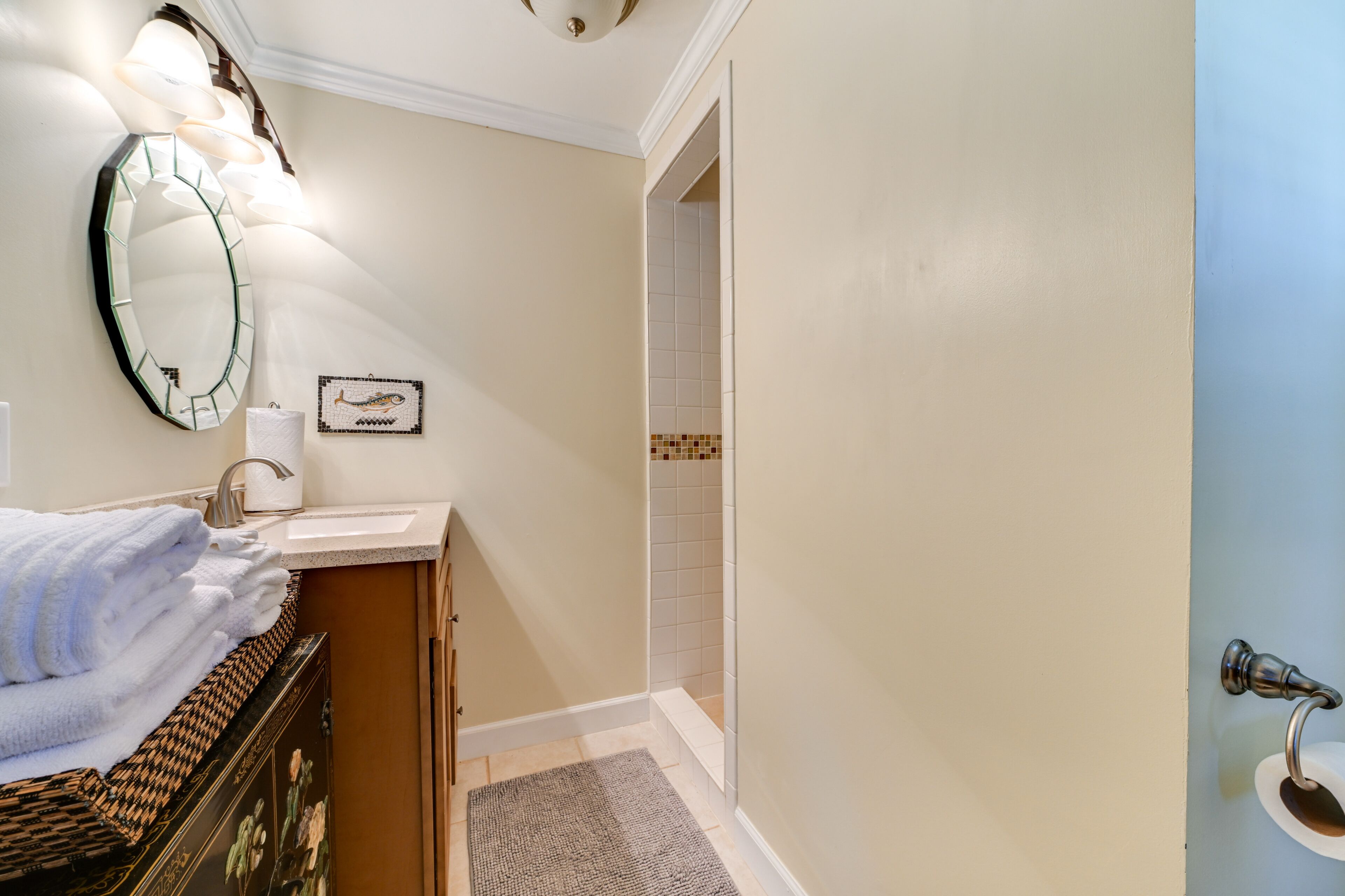 Haartrockner, Handtücher