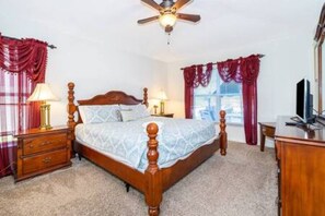 5 bedrooms, iron/ironing board, travel cot, WiFi