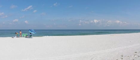 Aan het strand