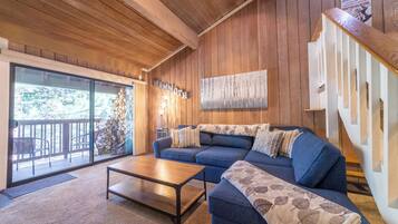 TV, fireplace, DVD player