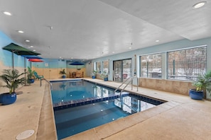 Indoor pool - Cozy Condo Close to River Run & Mountain House Base Area & Shared Amenities! (Keystone)