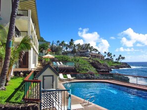 Una piscina riscaldata