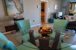 Dining - Dreamy Island Getaway for Two! 1B/1B Beachfront Vacation Condo at Leonardo Arms With Fantastic Views! (Fort Myers Beach)