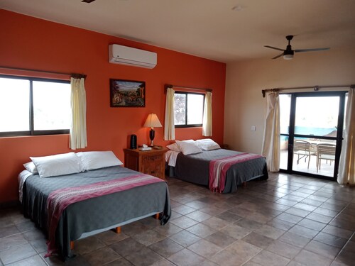 Hacienda de Palmas: Room #1 Grande with two queen size beds and sofa bed