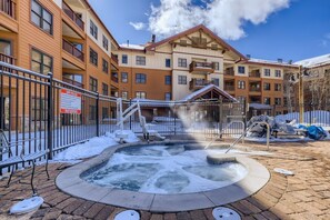 Pool - Copper Springs 2 Bedroom in East Village, Parking Garage, WIFI, Elevator, Steps to Super Bee Lift!! (Copper Mountain)