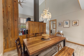 Dining - Serene Condo Surrounded by Nature, 5-Min Drive to Ski Village. PET FRIENDLY! (Keystone)