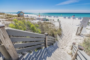 On the beach - "Breakers East 205"~Spacious 2BR/2BA Gulf Front Condo Beach setup included (Destin)