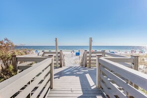On the beach