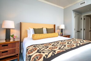 2 bedrooms, premium bedding, iron/ironing board, travel cot