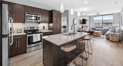 Luxurious Large 2 bed 2 bath Downtown Condo- #402