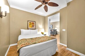 2 bedrooms, premium bedding, memory-foam beds, iron/ironing board