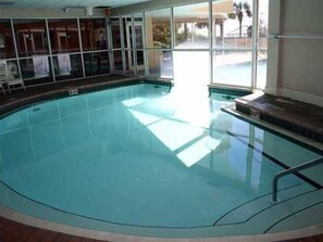 Indoor pool, outdoor pool