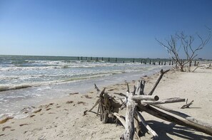 On the beach