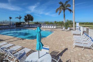Pool - Estero Beach & Tennis Club 1108A 11th Floor Beachfront Condo (Fort Myers Beach)