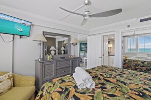 2 makuuhuonetta, silitysrauta/-lauta, ilmainen Wi-Fi, vuodevaatteet