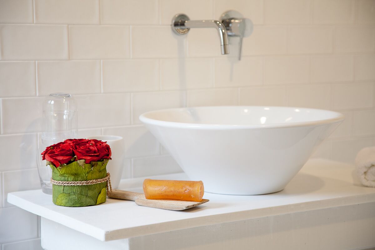 Ducha, secador de pelo, bidé y toallas