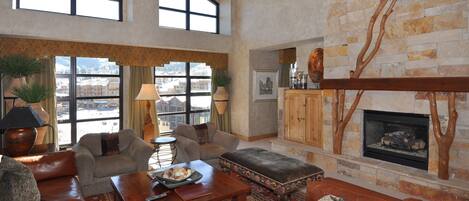 تلفزيون، مدفأة، مشغل دي في دي، ستيريو