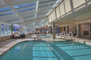 Indoor pool, a heated pool - Spacious 4 Bedroom Condo Steps from Winter Activities by RedAwning (Breckenridge)