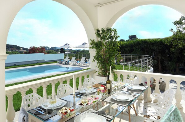 Udendørs spisemuligheder