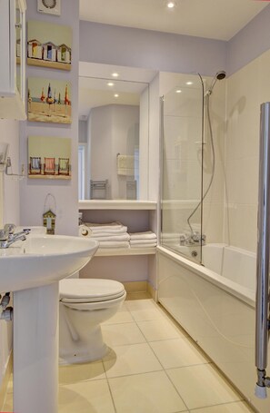 Hair dryer, towels