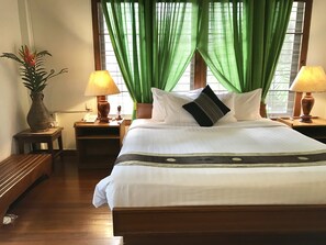 1 quarto, cofres nos quartos, individualmente decorados