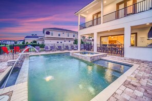 Pool - The Grande View | Infinity Pool & Summer Kitchen with Amazing Golf & Sunset Views (Kissimmee)