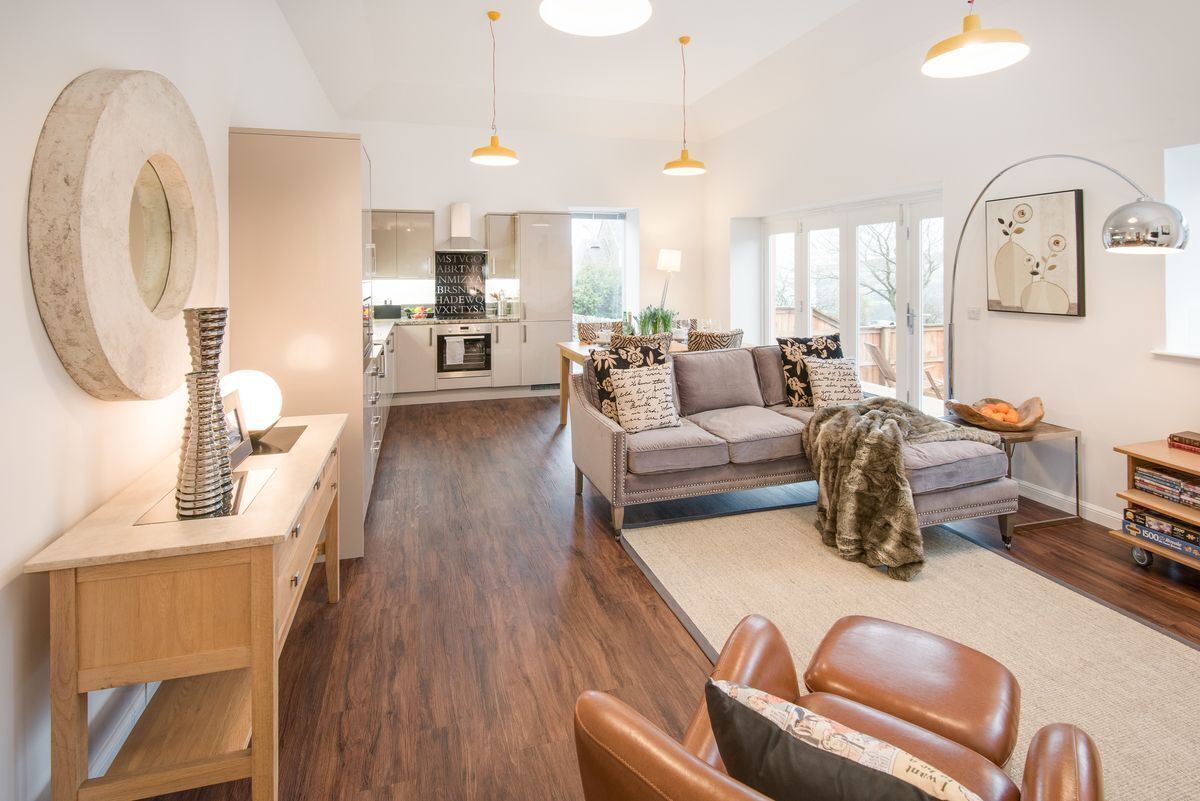 TV connectée, cheminée, lecteur de DVD, livres